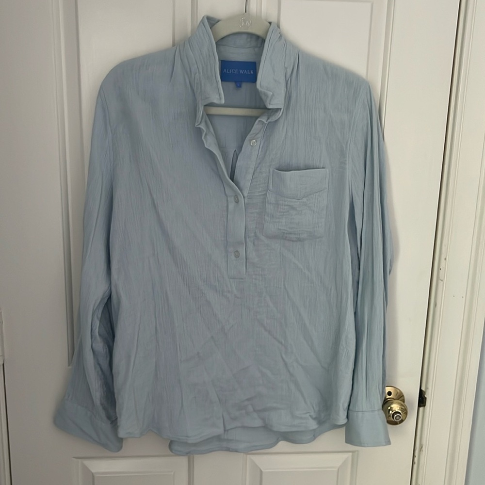Alice Walk cotton gauze top